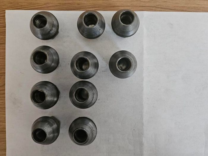 Alloy Wheel Lug Nuts, Qty 10, Ford Models