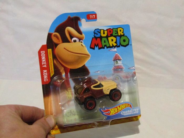Hot Wheels Super Mario Bros Character Cars Complete Set Of 7 Diecast Cars Brand New Sealed