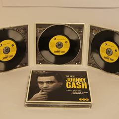 The Real Johnny Cash. 3 x CD Boxset. Free Postage!