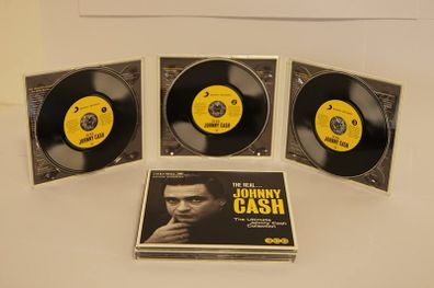 The Real Johnny Cash. 3 x CD Boxset. Free Postage!