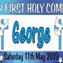 Personalised Communion Banner Poster with photos Image 7
