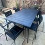 Garden metal table with 6 chairs Image 3