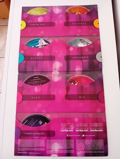 Zumba "Exhilerate" DVD Box Set