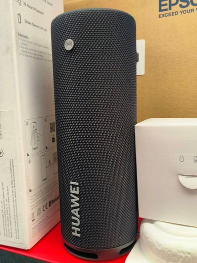 HUAWEI Sound Joy Portable Bluetooth Speaker, 79 dBA @2 m Devialet Quad Speakers, 26 Hour Playback, Shake Stereo Link Up, Obsidian Black