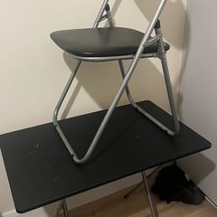 foldable table and chair