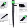 NEW SALE | 100pcs Irrigation Drippers Drip Emitters, 360 Degree Adjustable Irrigation Drip Drippers Fits 1/4 (4-6mm) Irrigation Tube, for Water Flow Irrigation System Image 3