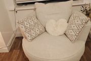 swivel sofa brand new  cost 950 selling due to moving house also 3 seater for 350.. Need gone as new furniture arriving today