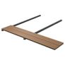 WPC Hollow Decking Boards with Accessories 30m(sqr) 2.2m Dark Brown Image 4