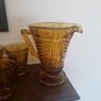 vintage amber glass Image 4