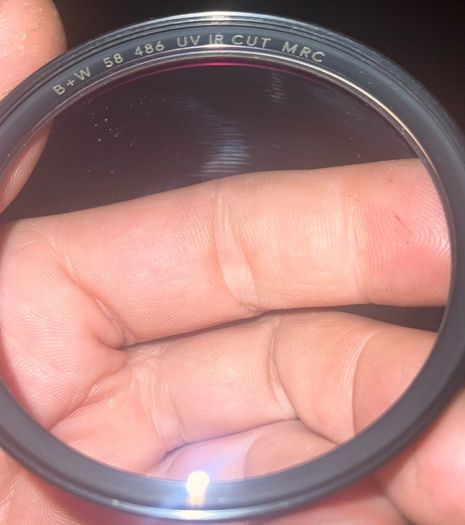 58mm B&W uv/IR cut F-pro filter