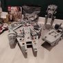 Lego Star Wars Bundle Millennium Falcon AT ST Trooper Ship Maz Castles Extra Pieces Image 3