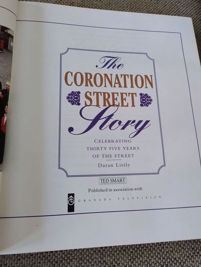 Coronation Street Story celebrating 35 years hardback with dustcover 1995 in very good condition FREE STANDARD POSTAGE INCLUDED