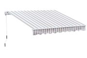 10' x 8' Manual Retractable Sun Shade Patio Awning