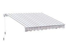 10' x 8' Manual Retractable Sun Shade Patio Awning