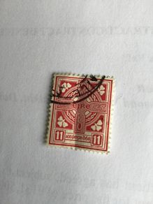 1922 Definitive Irish stamp - Celtic Cross