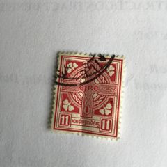 1922 Definitive Irish stamp - Celtic Cross