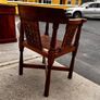 Monks Chair - Hand Carved Oak Image 4