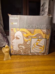 Unique Item: Vintage Philips HP 4618 Freestanding Hairdryer Hard Bonnet Made in Holland