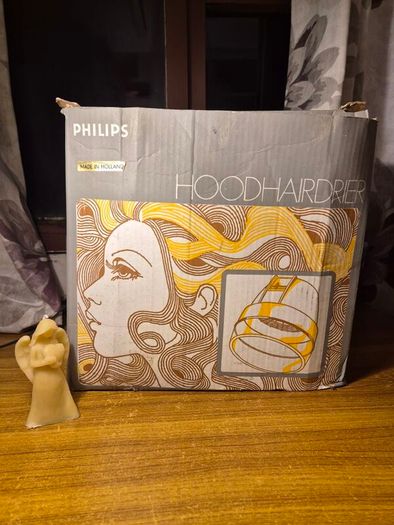 Unique Item: Vintage Philips HP 4618 Freestanding Hairdryer Hard Bonnet Made in Holland
