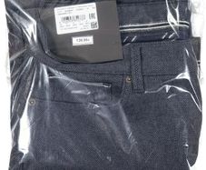 NEW! Hugo Boss Mens Stretch Trousers Blue Marl W38 L32 Slim fit