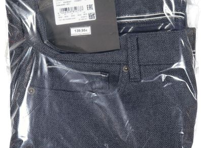 NEW! Hugo Boss Mens Stretch Trousers Blue Marl W38 L32 Slim fit