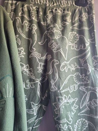 dinosaur fleece pyjamas