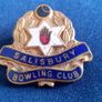 Salisbury Bowling Club Pin Badge. Image 2