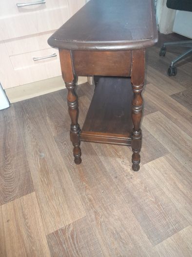 Beautiful Antique Smokers Table with Ashtray in Drawer,