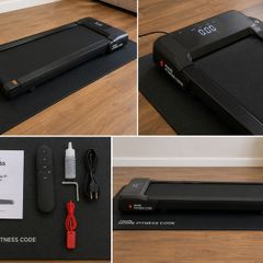 HomeFitnessCode Y1 Treadmill with Auto Incline and Mat, Like New