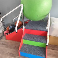 Stairs for kinetotherapy