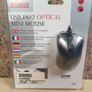 Vintage targus USB-PS/2 optical mini mouse computer laptop PC Image 2