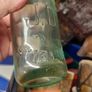 Antique James Duncan JD Glass Codd Neck Bottle Featuring a Marble Stopper Image 5