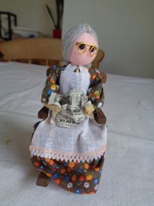 Hand Crafted Granny on Rocking Chair for Sale