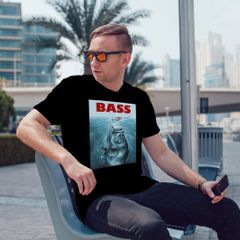 Fishing Bass cool funny men's t-shirt tee top shirt GREAT GIFT PRESENT IDEA