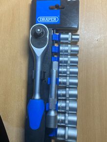 Draper 1/2 inch Ratchet Set - Perfect Condition