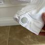 Girls White Denim Tommy Hilfiger Jacket Image 5