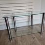 glass tv unit Image 2