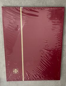 Red Lighthouse (Leuchtturm) Stamp Stock book 16 white pages. New and factory sealed.