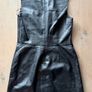 Forest faux leather dress: Oasis size 12 Image 2