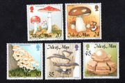 1995 Isle of Man Fungi Commemorative Stamps Mint Never Hinged (MNH)