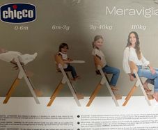 NEW Chicco Meraviglia Evolutionary High Chair Unopened Complete Set