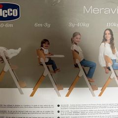 NEW Chicco Meraviglia Evolutionary High Chair Unopened Complete Set