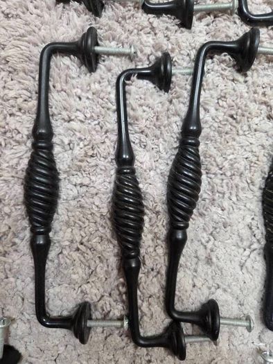 black handles,
