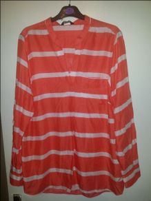 Brand new F&F Peach  long shirt/tunic size UK18 EUR46 Postage included