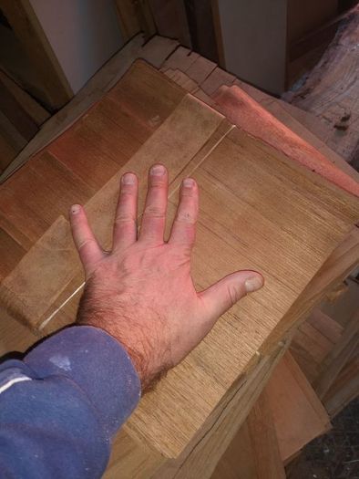 Teak vineer