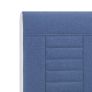 Cantilever Dining Chairs 2 pcs Blue Fabric Image 6