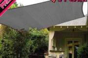 Sun Shade Sail Rectangle Waterproof Sun Shade 95% UV Block Sunscreen Awning Garden Beach Patio Canopy (MULTIPLE SIZES/COLOURS)