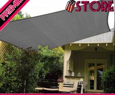 Sun Shade Sail Rectangle Waterproof Sun Shade 95% UV Block Sunscreen Awning Garden Beach Patio Canopy (MULTIPLE SIZES/COLOURS)