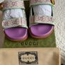 Gucci GG Crystal Canvas Sandals Image 5