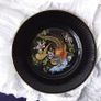 Royal Tara - Collector's Plate - Oriental Style Golden Pheasants , Black With Gold Rim Image 2